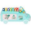 Interaktivní hrající autíčko s cimbálkami Happy Bus modré