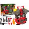 Sada nářadí s motorem pro malého mechanika