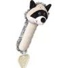 BabyOno Plyšová pískací hračka Racoon Rocky Mýval, černo-bílý