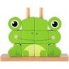 Dřevěná skládanka Žába 17ks