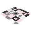 Ecotoys pěnová puzzle hrací deka Pink Puzzle 121 x 121 cm