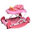 Ecotoys dětské chodítko s houpačkou 2v1 růžové
