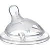 Chicco Dudlík na láhev Natural Feeling silikon, střední průtok 1ks, 2m+
