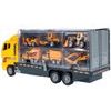 Nákladní auto se 6 stavebními stroji Building Truck