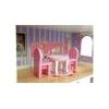 Majlo Toys dřevěný dvoupatrový domeček pro panenky Milena