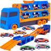 Nákladní auto se 6 autíčky a odpalovačem Orbital Car