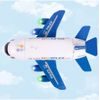 Interaktivní letadlo s autíčky, světly a zvuky DIY Airplane - modré