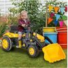 Dětský šlapací traktor s radlicí Active Pedal žlutý