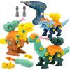 Šroubovací dinosauři s vrtačkou na baterie v kufříku