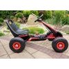 Dětská šlapací motokára s nafukovacími koly Formule 15 červená