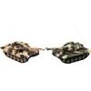 Tank RC 2ks tanková bitva + dobíjecí pack - maskáč