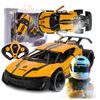 Auto na dálkové ovládání s kouřovým efektem Speed Phantom 1:14 žluté