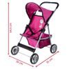 Sportovní kočárek pro panenky Rose Princess
