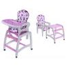 Ecotoys jídelní židlička 3v1 fialová