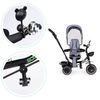 Ecotoys dětská tříkolka s otočným sedadlem Trike 2v1 šedá