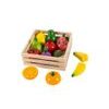 Ecotoys sada dřevěné ovoce v bedýnce
