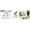 Ecotoys jídelní židlička 2v1 Sobík modrá