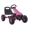 Dětská šlapací motokára s nafukovacími koly Air PerHour - růžová