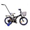Mexller dětské kolo BMX 16" s vodící tyčí černomodré