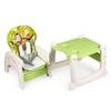Ecotoys jídelní židlička 2v1 Jungle zelená