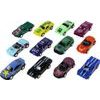 Sada 12 autíček v kovovém kufru