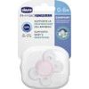 CHICCO Dudlík celosilikonový Physio Comfort 0-6m 1ks dívka