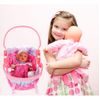 Interaktivní panenka s nosítkem Baby Doll 30 cm