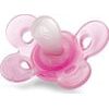 CHICCO Dudlík celosilikonový Physio Comfort 0-6m 1ks dívka