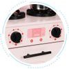 Ecotoys dětská dřevěná kuchyňka s příslušenstvím Domeček - růžová