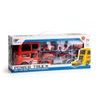 Ecotoys nákladní auto se 6 autíčky, světlem a zvuky Fire Brigade