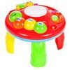 Edukační stoleček s piankem a zvuky 2v1 Housenka