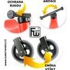 Odrážedlo FUNNY WHEELS Rider Sport červené 2v1