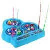 Dětská hra lovení rybiček na baterie Funny Fishing modrá