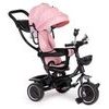 Ecotoys dětská tříkolka s otočným sedadlem Trike 2v1 růžová