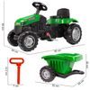 Dětský šlapací traktor s vlečkou Active Pedal zelený