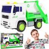 Popelářské auto s kontejnerem, světly a zvuky City Service 1:20