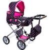 Doris velký kočárek pro panenky kombinovaný - 9333