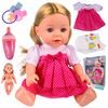 Interaktivní mluvící panenka s příslušenstvím Lucky Doll 33 cm