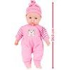 Mluvící panenka s oblečením Baby May 34 cm