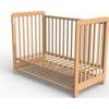 Postýlka s odnímatelným bokem Scarlett Vista buk přírodní 120 x 60 cm