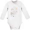 EEVI Kojenecké body s dlouhým rukávem Mellow bílá 62 (3-6m)
