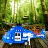 Interaktivní helikoptéra se světly a zvuky City Rescue 1:16 modrá