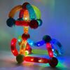 Magnetická svítící stavebnice Light Sticks 128 dílků