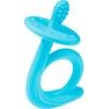 Dětské silikonové kousátko Akuku Šneček modré