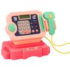Dětská pokladna se skenerem Calculator Cashier - růžová