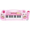 Dětské elektronické klávesy s mikrofonem Music Station růžové