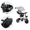 Ecotoys dětská tříkolka s otočným sedadlem S-Trike šedá