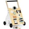 MALÁ VADA Ecotoys dřevěné edukační chodítko s cimbálkami