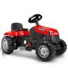 Dětský šlapací traktor s vlečkou Active Pedal červený