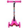 Dětská koloběžka Scooter 717 se svítícími koly - růžová